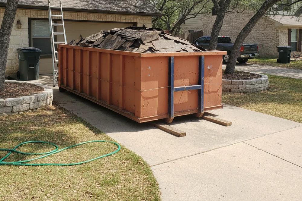 Roofing Dumpster Rental in New Braunfels TX